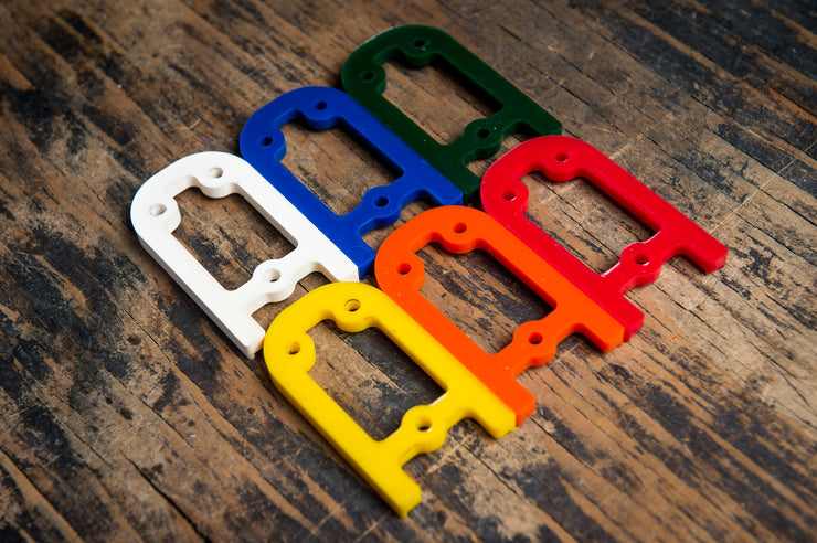 Impact Moto Peg elastomers are available in an assortment of colors. 